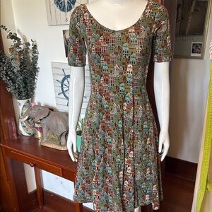 NWT effies heart size x small Colorful Patterned Dress